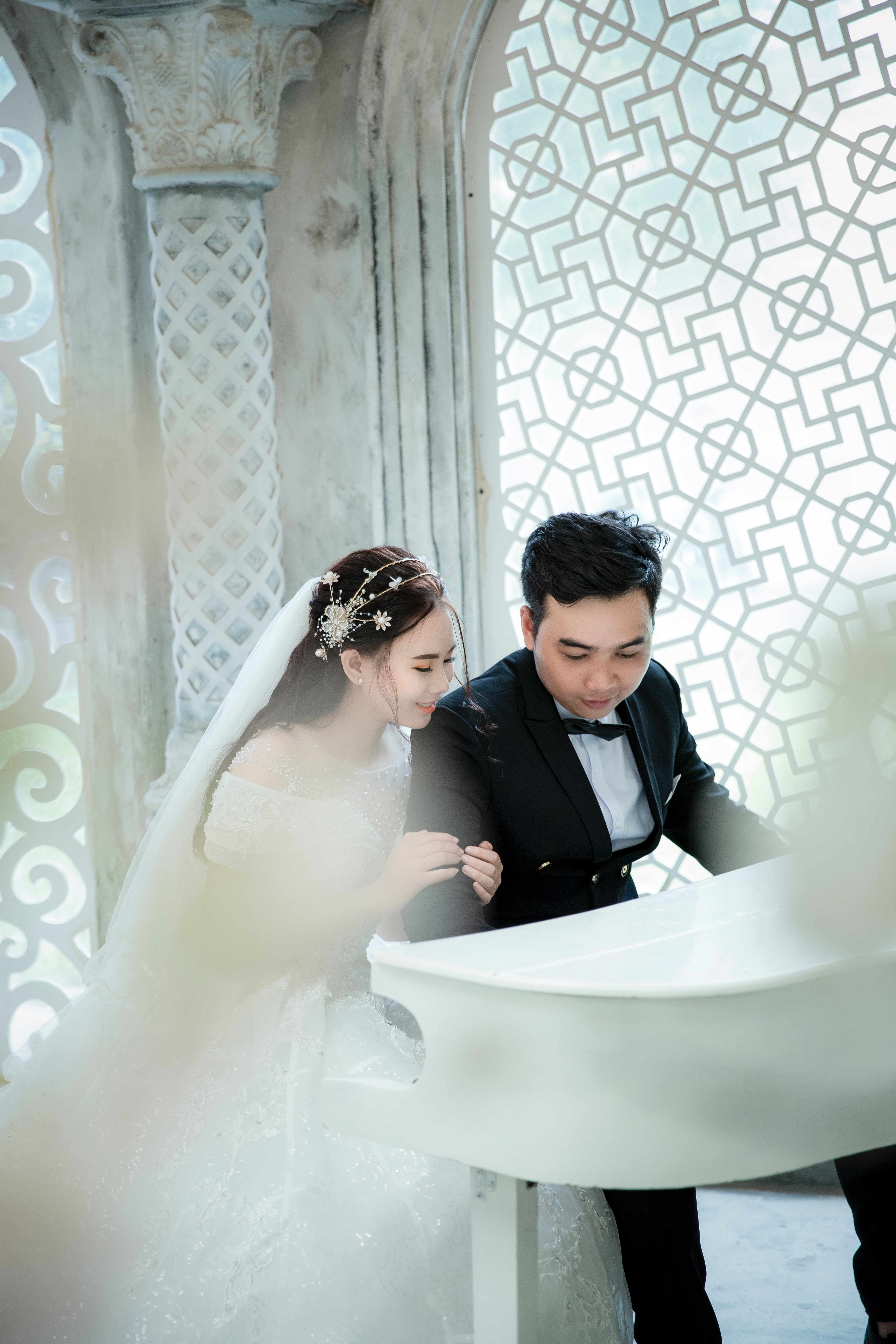 Vest trắng cưới đẹp